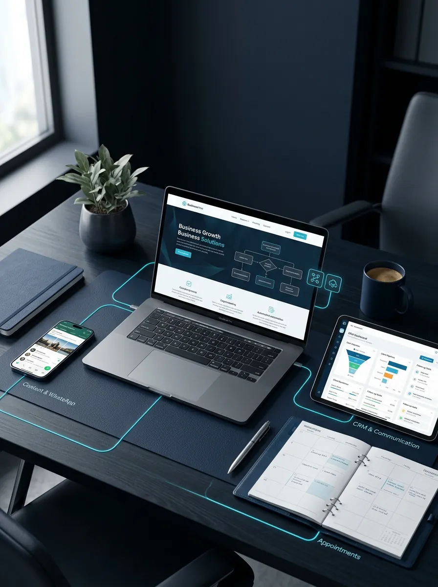 Eleven System: web, contenido, CRM, WhatsApp y automatización conectados en un solo ecosistema